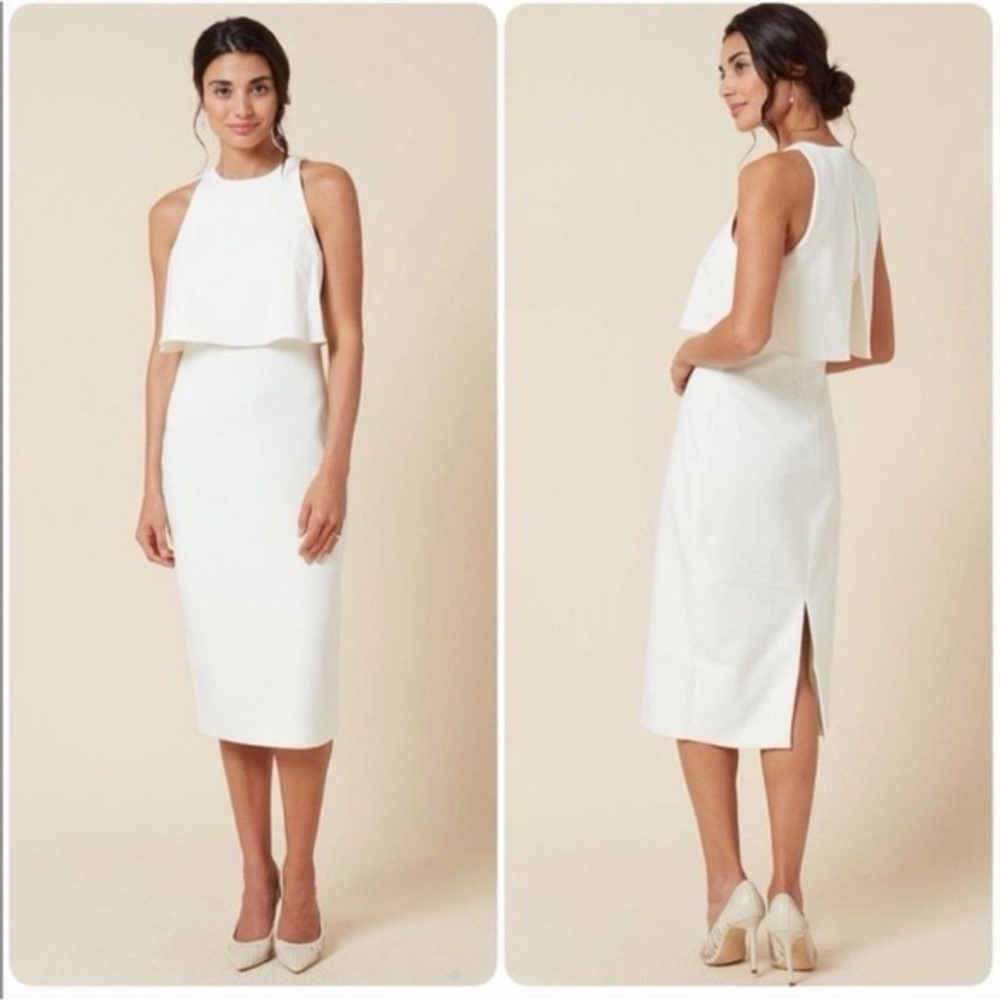 Likely Shayna White Sleeveless Dress